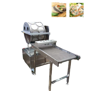 Máquina laminadora de rollos de masa de pan pita taco suave personalizada de 12 pulgadas, línea de producción de máquina para hacer lavash - Product Image 2