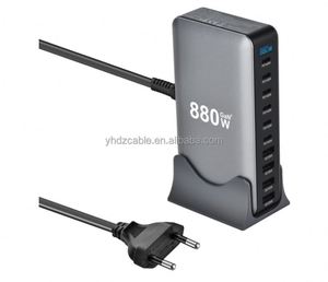 ที่ชาร์จเร็วแบบ PD 10 พอร์ต USB สำหรับโทรศัพท์มือถือ แล็ปท็อป พีซี แท่นชาร์จติดผนัง แท่นชาร์จตั้งโต๊ะ ชาร์จเร็ว - Product Image 6
