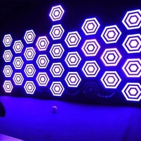 Jeu de lancer d'anneaux interactif Mega LED Light Pixel Grid, arène de défi avec sacs de sable et balles, structure métallique pour parc d'attractions