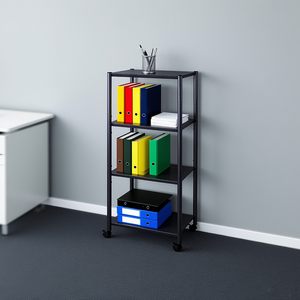 Étagère à 4 niveaux écologique (HL0333) – Installation rapide et facile, pliable, amovible, durable pour salle de bain et garage intérieurs - Product Image 3