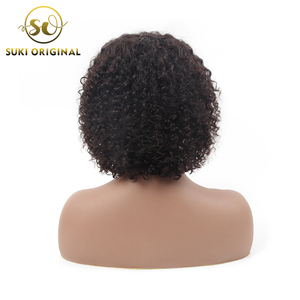 Top di Vendita di Qualità di Hight Breve <span class=keywords><strong>Bob</strong></span> Indiani del Virgin Dei Capelli Umani Parrucche Con I Capelli Del Bambino - Product Image 4