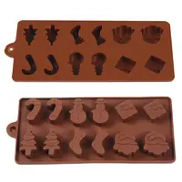 Chocolate Candy Molds, 77 Gingerbread Man Shape Silicone Molds