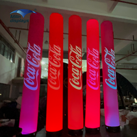 Colonne publicitaire gonflable imprimée sur mesure, scellée à l'air