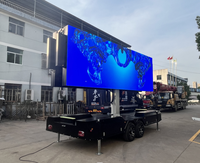 Écran LED extérieur pour publicité routière Jode P4.81, remorque avec écran vidéo LED étanche, affichage mobile pour publicité