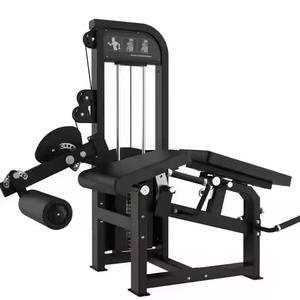 Equipo de gimnasio de fuerza, Pin cargado, entrenamiento de piernas acostadas, máquina de extensión horizontal para piernas propensas y sentadas - Product Image 1