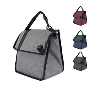 Sac isotherme portable de plage avec logo personnalisé, sacs de livraison alimentaire isolés, sacs à lunch imperméables et écologiques - Product Image 1
