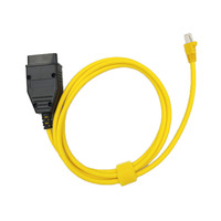 Precio DE FÁBRICA DE ICOM, Cable ENET OBD2, Cable amarillo Ethernet, Compatible con BMW, lector de código de programación de lujo oculto
