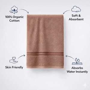 Serviette de bain de haute qualité 100% coton, épaisse, ultra douce, séchage rapide, très absorbante, pour hôtel, spa, resort, maison - Product Image 1