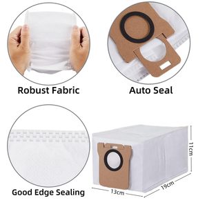 Repuestos para Aspiradoras Robóticas Xiaomi X20 Pro/X20 Max, 1 Cepillo Principal, 6 Bolsas para Polvo, 2 Filtros, 4 Cepillos Laterales, 4 Mopas - Product Image 4