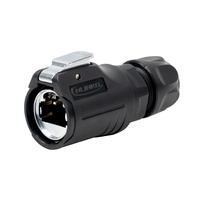 Connecteur mâle RJ45 en métal Cnlinko LP16 avec blindage, étanche IP68, montage sur panneau, prise industrielle, équipement réseau extérieur