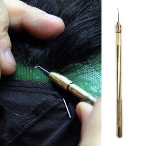 Игла для изготовления париков, иглы для париков с медной ручкой, вентиляционные иглы для париков на сетке - Product Image 2