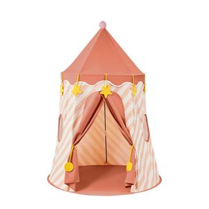 Carpa de Juego Infantil Plegable con Diseño de Castillo de Princesa Rosa, Versátil para Múltiples Escenas, Regalo para Niños y Niñas - Product Image 1