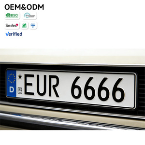Placa de Matrícula Personalizada Estilo Alemán, Diseño Original, Se Acepta OEM - Product Image 3