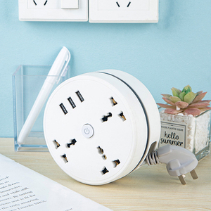 Smart Home Products Round Universal Power Strip Portable <b>Extension</b> Cord <b>Socket</b> Plug USB Smart Home EU US UK AU Plug - Product Image 5