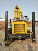 Foreuse DTH sur chenilles d'occasion, moteur diesel, pour forage de puits d'eau jusqu'à 300 m, équipement de forage de puits, foreuse d'occasion