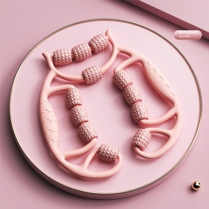 Rodillo de espuma para masaje de piernas delgadas con anillo de sujeción, masajeador de relajación para yoga y estiramiento de 12 músculos, categoría de producto: rodillos de espuma - Product Image 6