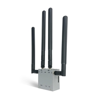 Routeur sans fil industriel mini 4G LTE avec 1 WAN et 3 LAN 300 Mbps OpenWrt QOS et cryptage WPA3 Ethernet et emplacement pour carte SIM