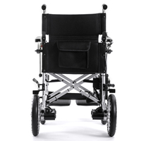 Fauteuil roulant électrique portable en alliage d'aluminium pliable, Baichen 14,8 kg, nouvelle version améliorée, ultra-léger, avec commande vocale intelligente