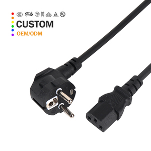 Bán buôn EU 3 pin cáp điện IEC C14 để C13 220V cho máy chủ/điện tử tiêu dùng - Product Image 1