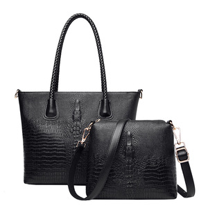 Bolsos de Mano Grandes y Elegantes de Moda al por Mayor de Fábrica, Bolsos de Hombro Grandes de PU para Mujer, Bolsos de Mano de Cuero de Lujo - Product Image 1