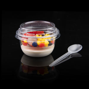 Gobelet en plastique PET jetable en forme <span class=keywords><strong>de</strong></span> U avec logo personnalisé, fabriqué en Chine, pour yaourt, bubble tea, smoothie - Product Image 1