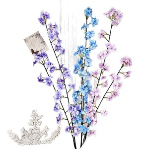 Artificial Pear Blossom <b>Flowers</b> <b>Silk</b> Floral <b>Arrangement</b> Realistic Wedding Home Decorations - Product Image 5