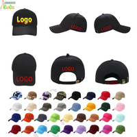 Casquette de baseball décontractée à 7 panneaux en sergé 100 % polyester, personnalisable, à profil bas, avec logo brodé à la main pour hommes – Prix abordable