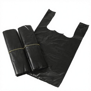 Kangle Wholesale Strong Black Drawstring Garbage Bag Custom Size Heavy Duty Trash Bag <b>Large</b> Rubbish Bag <b>Bin</b> Liners - Product Image 4