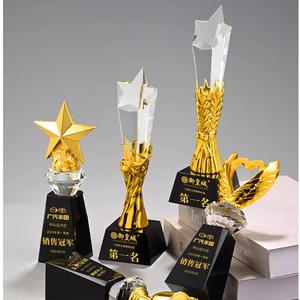 Crystal Trophy Custom Laser Engraved Various Sizes Durable Business <b>Gift</b> Award - Product Image 1