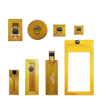 Étiquette RFID FPC miniature personnalisable 10 mm, résistante aux hautes températures, NFC 13,56 MHz avec puce I Code DNA, étanche, ISO 15693