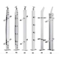 Ferrures de balustrade de balcon personnalisées en fer forgé et acier inoxydable, design contemporain, balustrades latérales, rampes à barres rondes