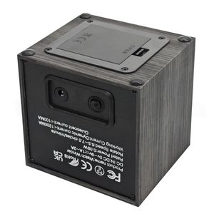 Estuche Giratorio Automático para Relojes <span class=keywords><strong>de</strong></span> Madera <span class=keywords><strong>de</strong></span> Una Sola Ranura, Silencioso, Negro, para Relojes Mecánicos, con Ranura para Batería - Product Image 4