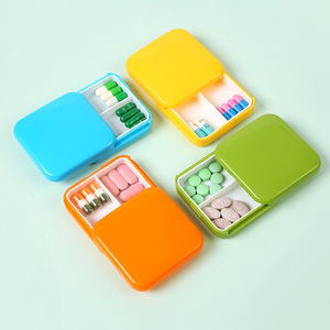 Travel Custom Pill Case Medicine Glass Dispenser Case Wholesale Price Cute Pill Plastic Box for Promotion
