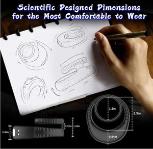 Weicher Vibrator-<span class=keywords><strong>Ring</strong></span> für Männer zur Verzögerung der Ejakulation & Klitorale Stimulation mit Realistischem Gefühl 82x32mm Penisring - Product Image 2
