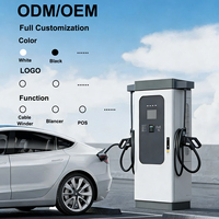 Station de recharge pour véhicules électriques sur pied OEM ODM DC avec logo de marque sérigraphié et équilibrage de charge intelligent