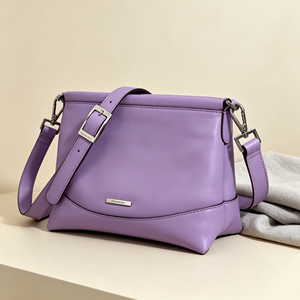 Fashion Women Solid Color <b>Crossbody</b> Purse Adjustable Buckle Strap Back Zipper Pocket Multi‑Slots Daily Shoulder <b>Bag</b> - Product Image 5