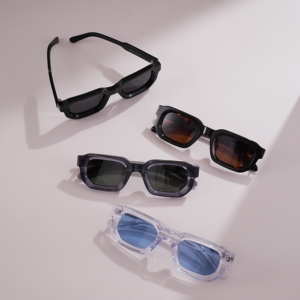 2026 New Arrival <b>Small</b> Square PolarizedAcetate <b>Sunglasses</b> Thick <b>Frame</b> Shades Retro Luxury UV400 - Product Image 1