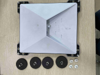 Kit de montage plat magnétique 2 en 1 Starlink Mini pour voitures Boîtier PC haute résistance résistant aux chocs Protection contre la poussière Installation facile