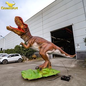 Modelos de Dinosaurios Jurásicos de Tamaño Real, Animatrónicos de Metal, Diseño de Dinosaurios para Uso en Interiores/Exteriores en Parques de Aventura y Centros Comerciales - Product Image 4