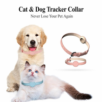 Collier pour chien GPS personnalisable avec AirTag intégré, réglable, confortable et doux – Le plus vendu