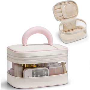 Bolsa de <span class=keywords><strong>Maquillaje</strong></span> Transparente de TPU Personalizada al por Mayor, Organizador de Artículos de Aseo de Gran Capacidad para Viajes - Product Image 1