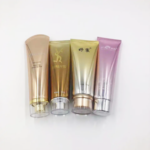 Wholesale High Quality Empty Clear Plastic Tube Flip Top Face Wash Cream Soft Tubes Packaging For Cosmetics