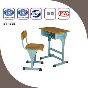 New Arrival SONGYE ST-106B Modern Metal Student Height Adjustable Comfortable School Standard Classroom Desk and <b>Chairs</b> Set ST-1 - Product Image 5