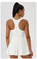 Nouvelle Arrivée JY 2026 – Robe de Sport Sans Manches Respirante et Séchage Rapide Grande Taille Européenne pour le Tennis et le Golf en Extérieur - 2XL