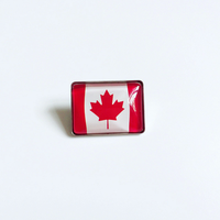 Badge en émail personnalisé du drapeau national du Canada, broche en métal pour le Festival duérable, souvenir de voyage, cadeau pour événements sportifs et conférences
