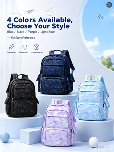 2026 New Boys Girls Primary <b>Backpacks</b>, Large Capacity Outdoor Travel Bags Wholesale Custom OEM ODM - Product Image 5