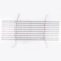 Barre de LED 12V SMD3030 avec lentille de diffusion et réflexion pour caisson lumineux publicitaire commercial