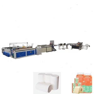Máquina de rebobinado de papel higiénico completamente automática Máquina de fabricación de papel higiénico Jumbo Máquina cortadora de rollos de tejido - Product Image 4