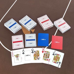 Cartas de Juego Profesionales WPT <span class=keywords><strong>VIP</strong></span> 100% Plástico, Baraja de Póker de PVC Impermeable de Calidad de Casino para Torneos de Texas Hold'em - Product Image 1