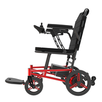 Fauteuil roulant électrique pliable pour adultes Baichen Upgrade Controller, nouveau design, ultra léger, portable, en alliage d'aluminium, pour extérieur